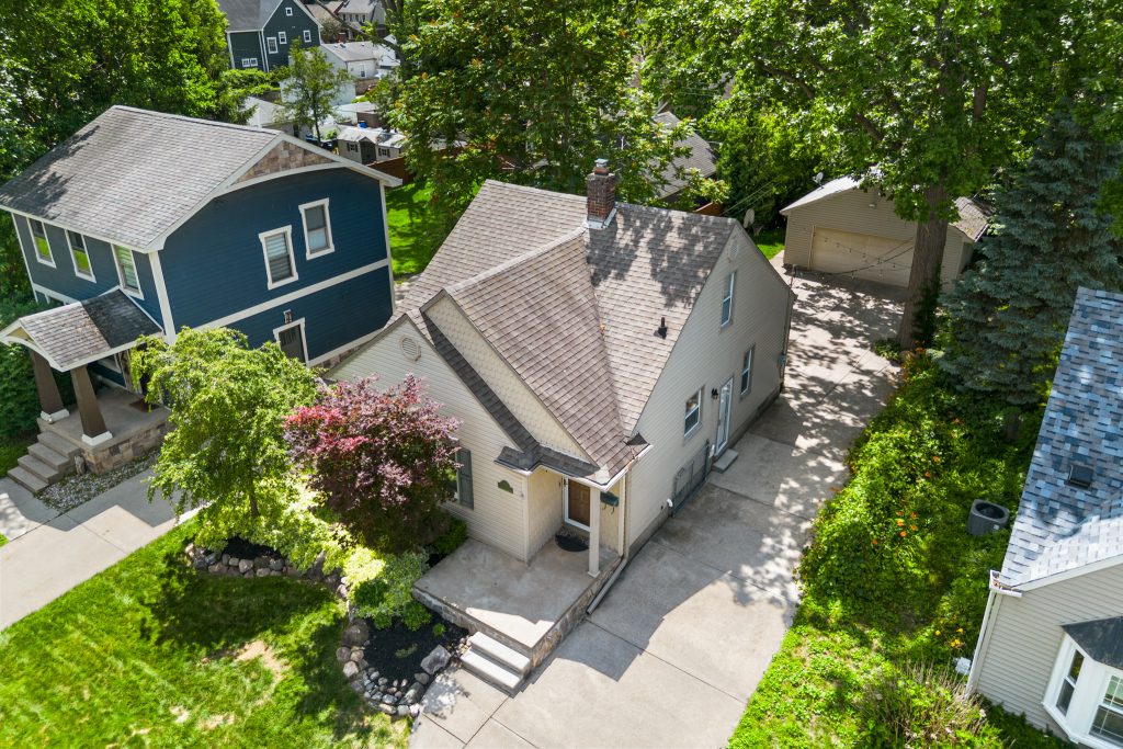 Aerial Listing Photo of a Royal Oak Home